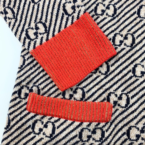 GUCCI *Like New* Wool Logo Jacket - Picture 4 of 14